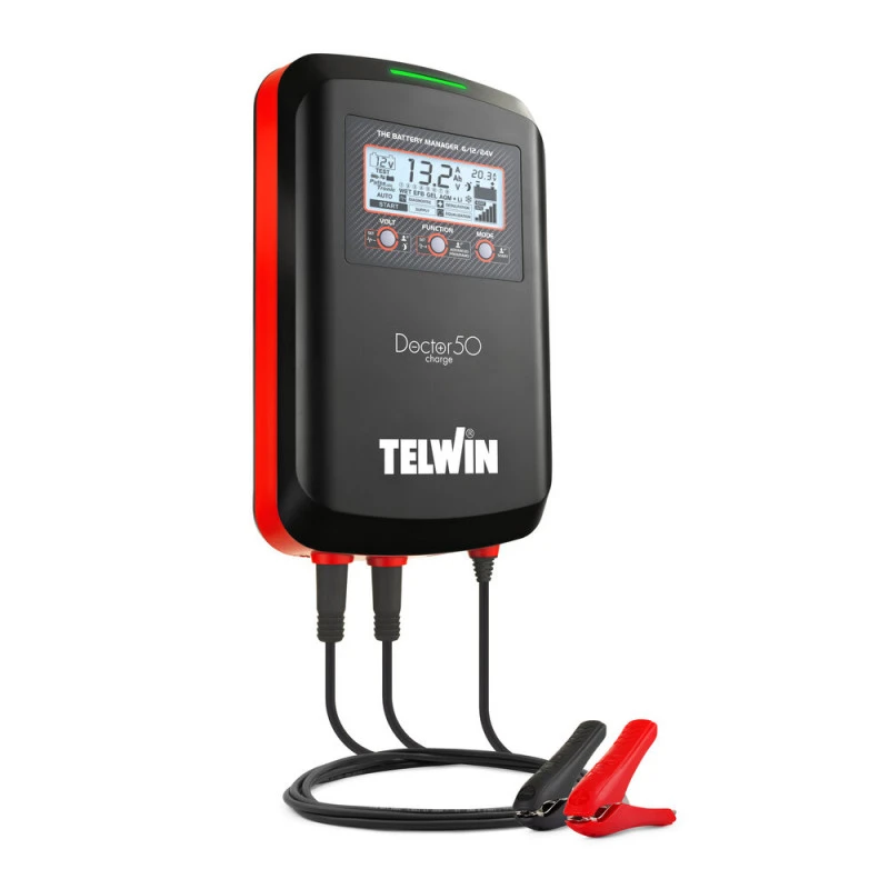 Chargeur Batterie Telwin Doctor Charge 50 6/12/24V 50A Capacité 600Ah 2 Chargeur Batterie Telwin Doctor Charge 50 6/12/24V 50A Capacité 600Ah – Image 2
