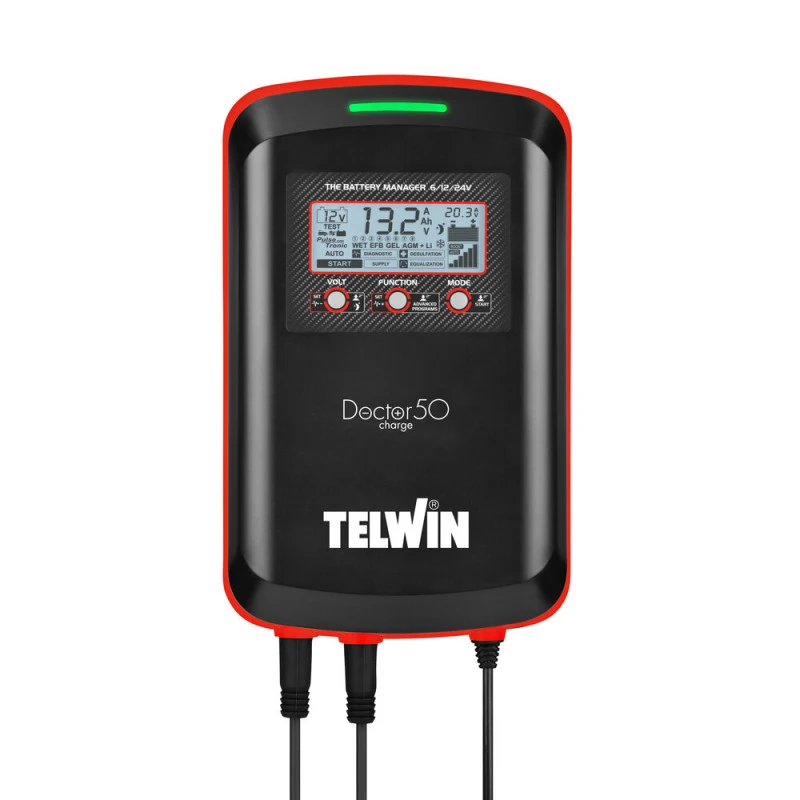 Chargeur Batterie Telwin Doctor Charge 50 6/12/24V 50A Capacité 600Ah 3 Chargeur Batterie Telwin Doctor Charge 50 6/12/24V 50A Capacité 600Ah – Image 3