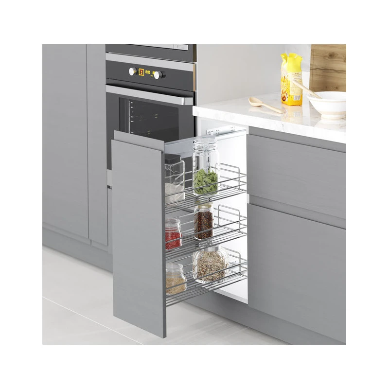 Chariot Coulissant Emuca Suprastar 300mm Avec Soft Close Acier Chromé 2 Chariot Coulissant Emuca Suprastar 300mm Avec Soft Close Acier Chromé – Image 2