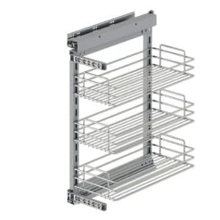 Chariot Coulissant Emuca Suprastar 300mm Avec Soft Close Acier Chromé
