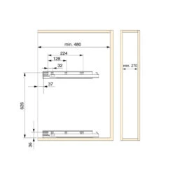 Chariot Coulissant Emuca Suprastar 300mm Avec Soft Close Acier Chromé 9 Chariot Coulissant Emuca Suprastar 300mm Avec Soft Close Acier Chromé -Kobleo chariot coulissant emuca suprastar 300mm avec soft close acier chrome 4