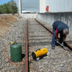 Chauffage Mobile BLP17 Au Gaz 10-16kW Sovelor -Kobleo chauffage mobile sovelor blp17m a air pulse au gaz propane 10 16kw 2