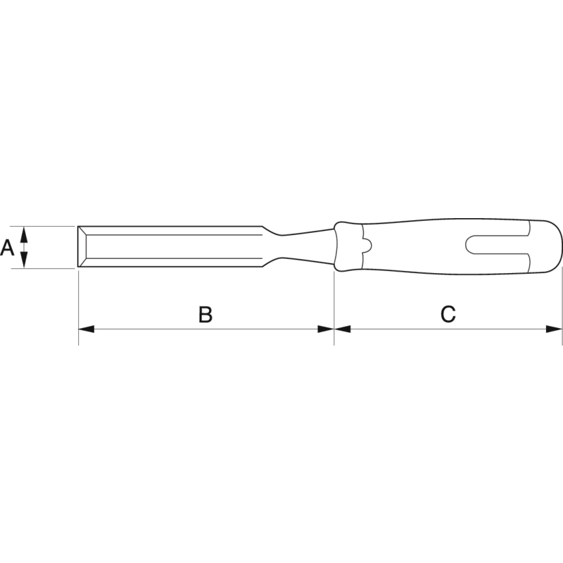 Bahco Ciseau à Bois Anti-fissures ERGO™ 32 Mm 434-32 2 Bahco Ciseau à Bois Anti-fissures ERGO™ 32 Mm 434-32 – Image 2