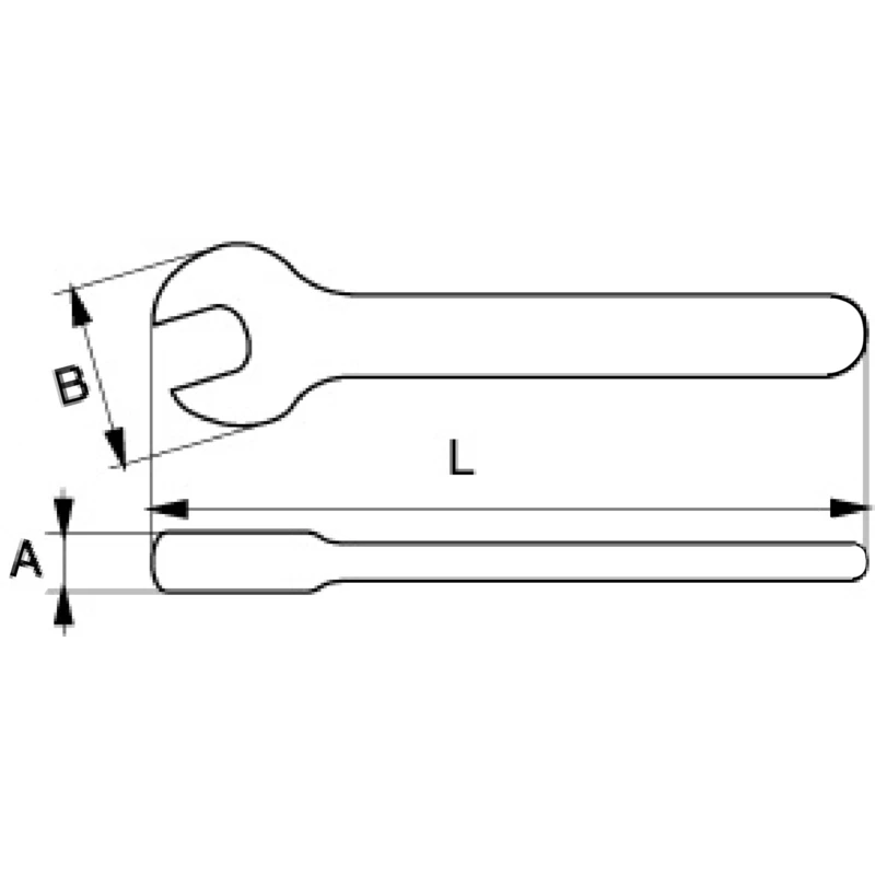 Bahco Clé à Fourche Isolée 19 Mm 6MV-19 2 Bahco Clé à Fourche Isolée 19 Mm 6MV-19 – Image 2