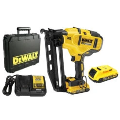 DeWALT Cloueur De Finition à Batterie 18V XR Li-Ion 20 Ah 16Ga (sans Charbon)