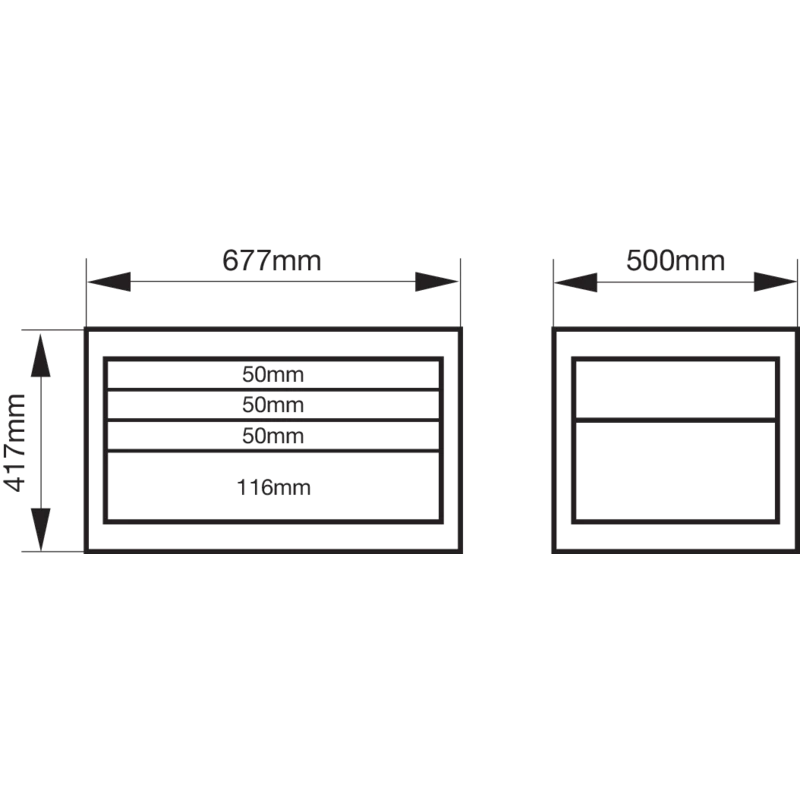 Bahco Coffre Classique C85 26" Avec 4 Tiroirs Bleu 417 X 500 X 677 Mm 1485K4 4 Bahco Coffre Classique C85 26" Avec 4 Tiroirs Bleu 417 X 500 X 677 Mm 1485K4 – Image 4