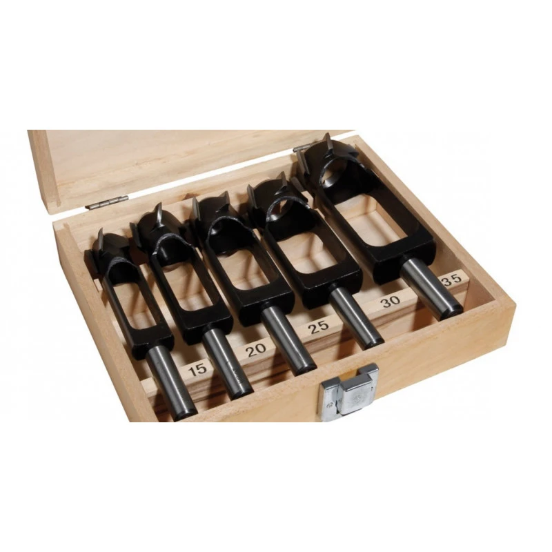 Coffret 5 Mèches à Bouchonner Hss D15-20-25-30-35mm Sidamo 2 Coffret 5 Mèches à Bouchonner Hss D15-20-25-30-35mm Sidamo – Image 2