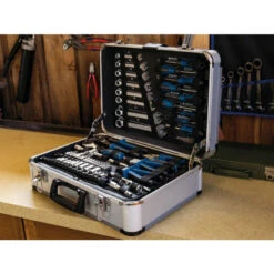 Scheppach Coffret De Mécanicien Avec 101 Pièces D'outils TB150 -Kobleo coffret de mecanicien avec 101 pieces d outils tb150 scheppach 4