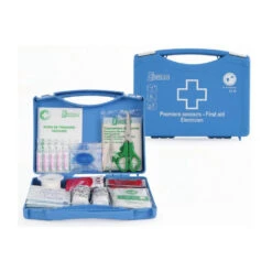 Coffret De Secours A Sep Electricien Mallette En Polypro Bleu Esculape