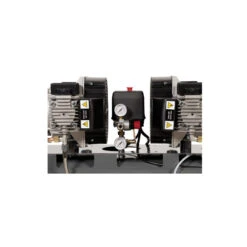 Compresseur Double Monobloc Sans Huile 2x23CV Monophasé 40m3/h 100L Ma -Kobleo compresseur double monobloc sans huile 2x23cv monophase 40m3 h 100l ma 2