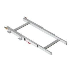 Coulisses Pour Table Coulissante Emuca Twice Top Anodisé Mat Alu