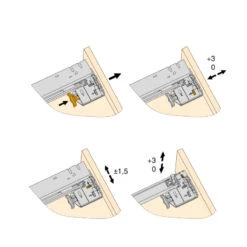 Emuca - Coulisses Silver à Sortie Totale Avec Amortie Et Crochet 290mm Acier Zingué - 3127105 -Kobleo coulisses pour tiroir silver 290mm acier zingue 3127105 emuca 2