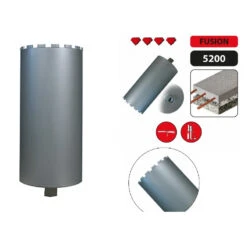 Couronne Diamantée Segments Béton Armé Diam56