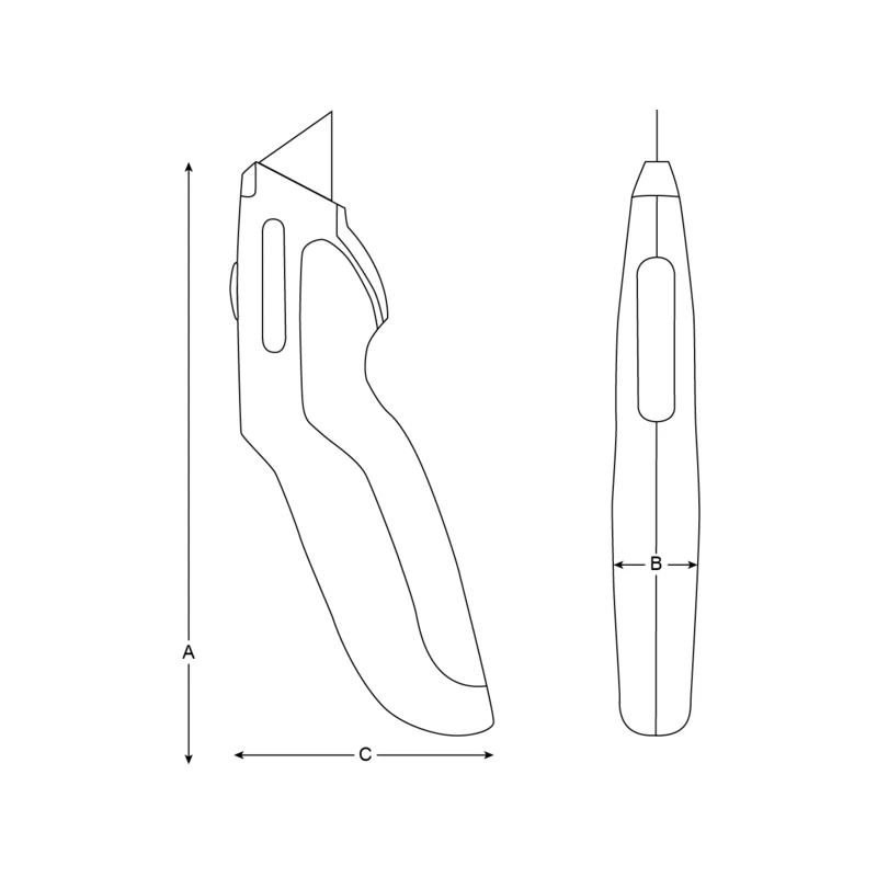 Bahco Couteau Autorétractable De Sécurité 160 Mm KGAU-01 3 Bahco Couteau Autorétractable De Sécurité 160 Mm KGAU-01 – Image 3