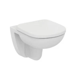 Ideal Standard Cuvette WC Suspendue Avec Abattant Standard En Porcelaine 48x37cm Kheo
