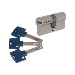 Cylindre 2 Entrées Interactive Varié Nickelé 55x40 Mm