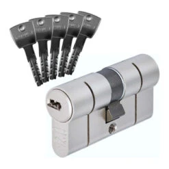 Cylindre Abus D10PSNP Double Entrée 35x60mm 5 Clés Débrayable Varié