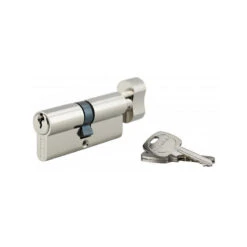 Cylindre De Serrure à Bouton 40 X 40 Mm 3 Clés 16238