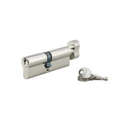 Cylindre De Serrure à Bouton 50 X 40 Mm 3 Clés 14091