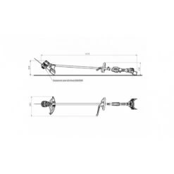 Metabo Débroussailleuse FSD 36-18 LTX BL 40 2x18V 40cm Avec Poignée Ronde -Kobleo debroussailleuse fsd 36 18 ltx bl 40 2x18v 40cm avec poignee ronde 8