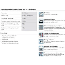 Défonceuse Multifonction 12,7mm 1600W GMF 1600 CE 7 Défonceuse Multifonction 12,7mm 1600W GMF 1600 CE -Kobleo defonceuse multifonction 12 7mm 1600w gmf 1600 ce 3