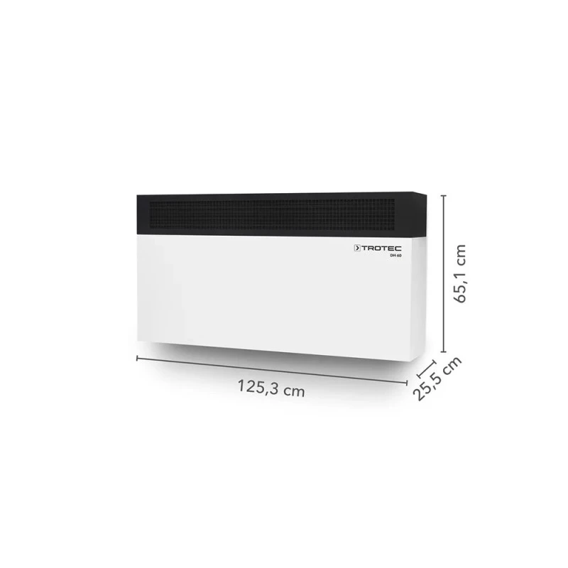Déshumidificateur à Condensation Trotec DH 60 Capacité 104L/j 1.52kW 3 Déshumidificateur à Condensation Trotec DH 60 Capacité 104L/j 1.52kW – Image 3
