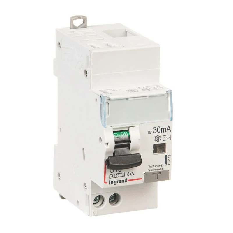 Legrand Disjoncteur Différentiel DX³ 4500 6 KA Courbe C Type AC 2 Modules Auto 1 Legrand Disjoncteur Différentiel DX³ 4500 6 KA Courbe C Type AC 2 Modules Auto