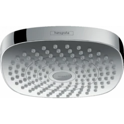 Hansgrohe Douche De Tête Croma Select E 180 X 180 Mm 2 Jets EcoSmart Blanc/chrom