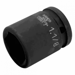 Bahco Douille à Choc 6 Pans 1-1/2" 100 Mm Finition Phosphatée K9801M-100