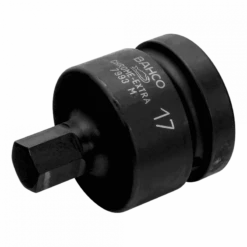 Bahco Douilles Tournevis 1" Pour Vis 6 Pans 19 Mm Finition Phosphatée 7993M0