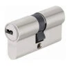 EC-SNP 40/50 KAMO Cylindre ABUS EC-S 40x50 Nickelé Mat Sur Clé Modèle