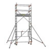 Echafaudage Aluminium 1 Niveau Hauteur Travail 380 M Base Pliante STM