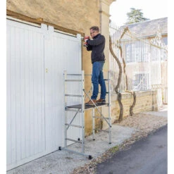 Echafaudage Hailo Hobby 3 Alu Pour Escalier Intérieur Et Extérieur 3m -Kobleo echafaudage hailo hobby 3 alu pour escalier interieur et exterieur 3m 2