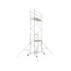 Echafaudage Roulant Acier 2 Planchers 186x54 Cm Hauteur D'accès 68 M J