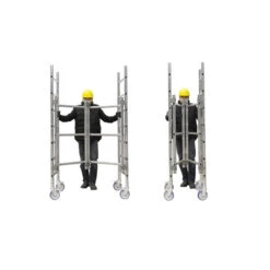 Echafaudage Roulant ALTER PRO PLIANT Hauteur De Travail Maxi. 5 M -Kobleo echafaudage roulant alter pro pliant hauteur de travail maxi 5 m 2