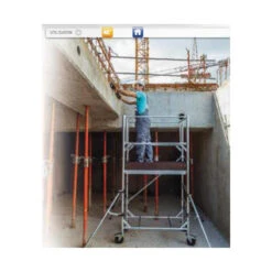 Echafaudage Roulant En Acier 1 Plancher Haut De Travail 3 M Goliath 31 -Kobleo echafaudage roulant en acier 1 plancher haut de travail 3 m goliath 31 tubesca comabi 3