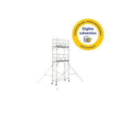 Echafaudage Roulant En Alu 2 Planchers Haut Accès 69 M TOTEM 2 LINE 25