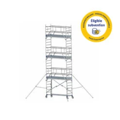 Echafaudage Roulant En Alu 3 Planchers Haut Accès 79 M TOTEM 2 LINE 25