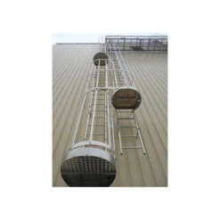 Echelle à Crinoline Aluminium Hauteur à Franchir 4.90 à 5.74 M