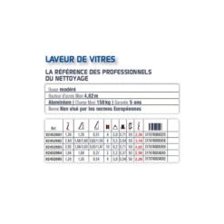 Echelle Alu 6 échelons Plan Intermédiaire Plan Supérieur 280 M LAVEURV -Kobleo echelle alu 6 echelons plan intermediaire plan superieur 280 m laveurv 1