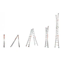 Echelle Convertible 4 7 Marches Hauteur D'accès 553 M Maxi VELOCITY M1 -Kobleo echelle convertible 4 7 marches hauteur d acces 553 m maxi velocity m1 little giant 2