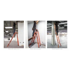 Échelle Convertible COMBO Ht. 400 Cm En Fibre De Verre LIG-15295 -Kobleo echelle convertible combo ht 400 cm en fibre de verre lig 15295 little giant 2