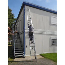 Echelle Coulissante 3 Plans Corde 3x10 Barreaux 6m85 Usage Pro Régulie -Kobleo echelle coulissante 3 plans corde 3x10 barreaux 6m85 usage pro regulie 5