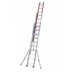 Echelle Coulissante à Corde 3 Plans 10+10+10 échelons Haut D'accès 780