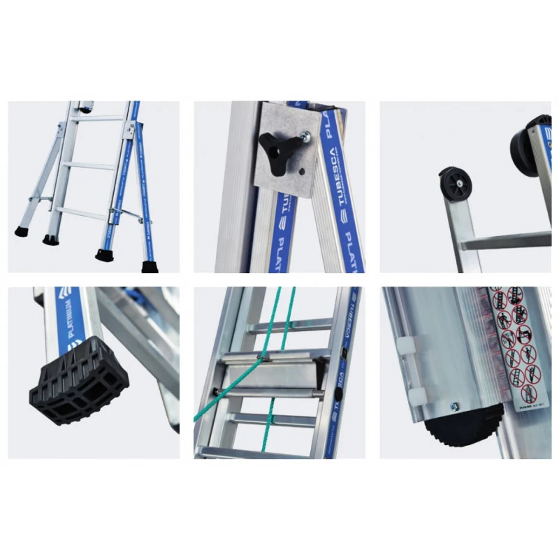 Echelle Coulisse à Corde 3x10 échelons Hauteur D'accès 78 M Platinium 2 Echelle Coulisse à Corde 3x10 échelons Hauteur D'accès 78 M Platinium – Image 2