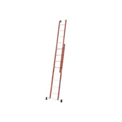Echelle Coulisse à Main 2x8 échelons Isolante Hauteur Accès 508 M Max
