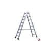 Echelle Double évasée Alu 2x8 Marches Hauteur D'accès 2,85 M