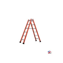 Echelle Double Isolante 2x6 échelons Hauteur D'accès 2,38 M