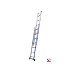 Echelle Platinium Coulisse à Main 2 Plans 2x7 échelons Hauteur D'accès