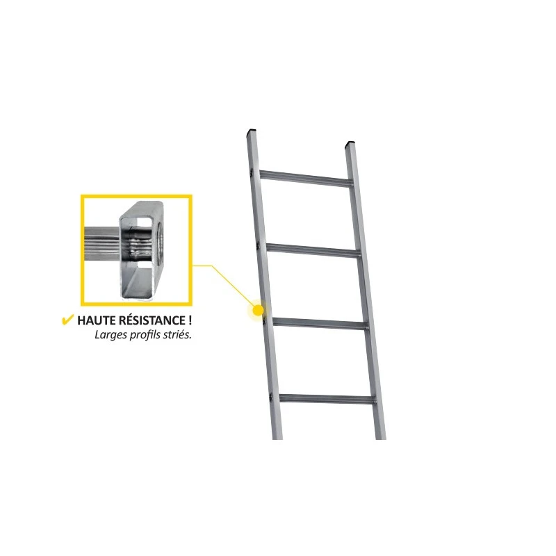 Echelle Simple à Base évasée 14 Barreaux 4m05 Usage Professionnel SE 2 Echelle Simple à Base évasée 14 Barreaux 4m05 Usage Professionnel SE – Image 2